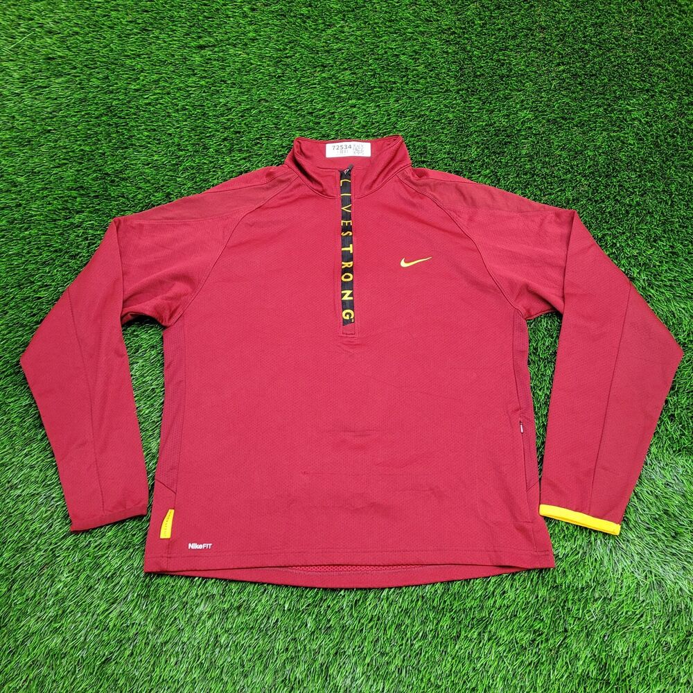 NikeFIT Pullover Jacket Large 22x26 Red